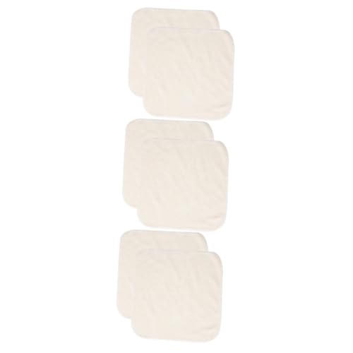 SAFIGLE 3 Sätze Handtücher Zum Waschen Des Gesichts Gesichtswaschtücher Peeling-waschlappen Gesichtsreinigungstücher Handtuch Baumwolle Beige Bambusfaser 2 Stücke * 3 von SAFIGLE