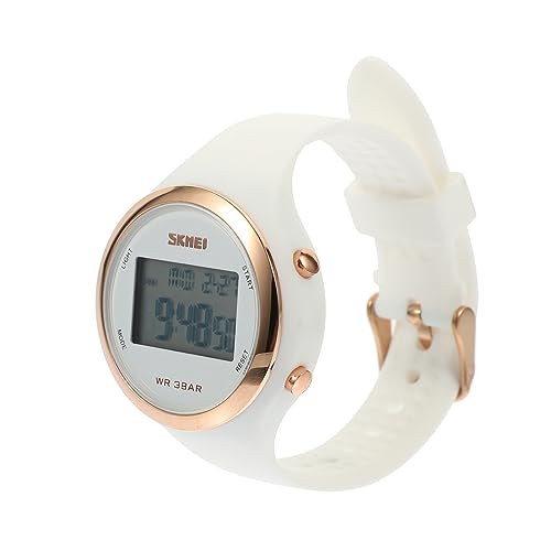 SAFIGLE 3 Sätze Multifunktions-digitaluhr Damenarmbanduhren Digitale Uhren Digitaluhr Damen Sportuhr Multifunktionsuhr Uhren Für Männer Schmücken Männer Und Frauen Weiß Silikon Mehrzweck von SAFIGLE