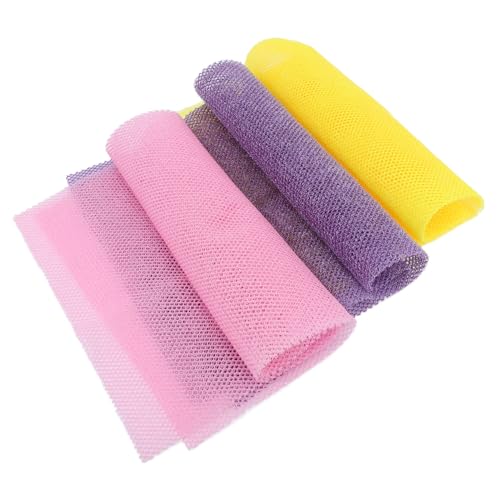 SAFIGLE 3 Stück Badetuch Handtücher Massage Peeling-Lappen schrubben Zurück Peeling-Tool für den Rücken Duschschrubber Badewäsche Körperpeelingtücher Körperwäscher Nylon von SAFIGLE