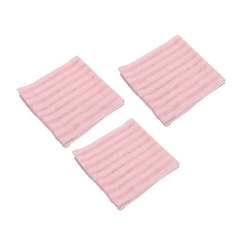 SAFIGLE 3 Stück Badetuch Peeling-waschlappen Peeling-körperpeeling Badehandschuhe Für Erwachsene, Peeling Reinigungsmittel Handtücher Ms Reise Luffa Zurück Handtuch Machen Rosa Polyester von SAFIGLE