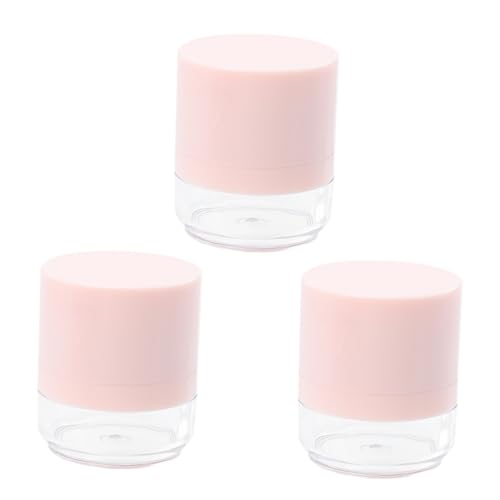SAFIGLE 3stücke Körperpuderbox Aus Leer Mit Puff Für Damen Behälter Für Losen Puder Kleine Puderquastenbox von SAFIGLE