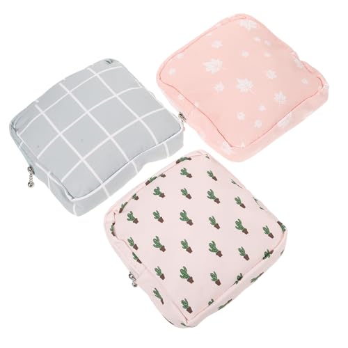 SAFIGLE 3 Stück Damenbinden Aufbewahrungstaschen Damenbinden Beutel Beutel Für Damenbinden Damenbinden Tasche Tragbarer Menstruationsbinden Halter Organizer Toilettenartikel von SAFIGLE