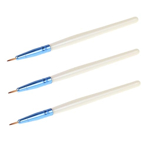 SAFIGLE 3stücke Teiliges Augen-make-up Feiner Eyeliner-pinsel Mit Weichen Borsten Detaillierter Zum Verbergen Von Hervorhebungen von SAFIGLE