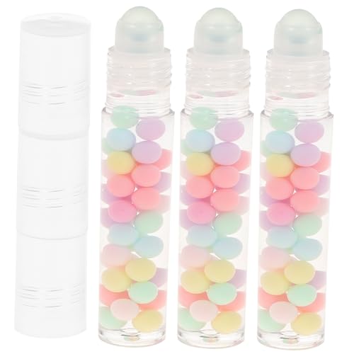SAFIGLE 3 Stück Farbloser Feuchtigkeitsspendender Lipgloss mit Transparentem Roll Pflegender Lippenbalsam für Trockene Lippen Praktisch und Tragbar für Frauen und Mädchen von SAFIGLE