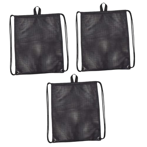 SAFIGLE 3 Stück Kordelzug Taschen Kordelzug Netztasche Netz Kordelzug Tasche Strand Kordelzug Tasche Organizer Taschen Für Reisen Kinder Kordelzug Tasche Rucksäcke Große von SAFIGLE