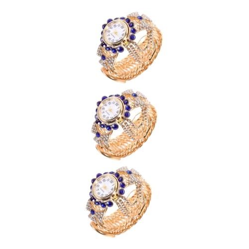 SAFIGLE 3 Stück Quarzuhr Trendige Armbänder Glänzende Armbanduhr Damenuhr Damenarmbanduhr Lady Bling Uhr Cousin Armbänder Für Damen Armbanduhr Aus Edelstahl SAFIGLE 3 Stück Quarzuhr Trendige Armbänder Glänzende Armbanduhr Damenuhr Damenarmbanduhr Lady Bling Uhr Cousin Armbänder Für Damen Armbanduhr Aus Edelstahl von SAFIGLE