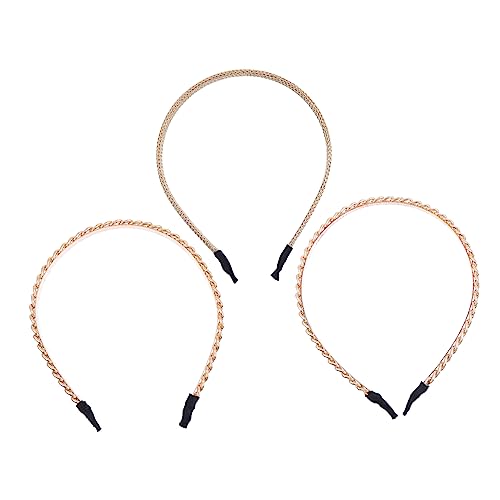 SAFIGLE 3 Stück Vintage Legierung Ketten Stirnbänder für Damen Haarschmuck für Hochzeiten Partys und Besondere Anlässe als für Ihre Liebsten von SAFIGLE