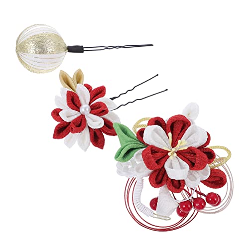 SAFIGLE 3 Stücke Mädchen Haarspangen Traditionelle Kreative Haarnadeln für Festlichkeiten Modischer Kopfschmuck Exquisites Haar Accessoire von SAFIGLE