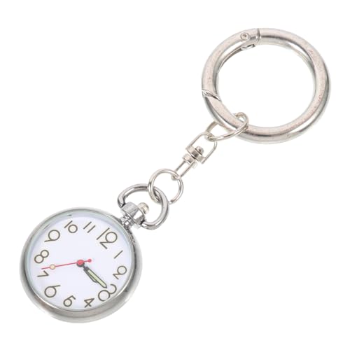 SAFIGLE 3 Teilige Kinderuhr Kinderuhr Studentenuhr Digitaluhr Für Jungen Arzt Taschenuhr Anhängeruhren Für Frauen Krankenschwesteruhr Ansteckbrosche Uhrenclip Schlüsselanhänger von SAFIGLE