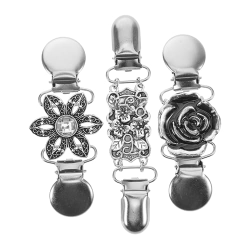 SAFIGLE 3-teiliges Damen-schalclip-set Kleiderclip-set Vintage-pulloverclip Cardigan-clip Eleganter Cinch-clip Ideal Für Lässige Und Formelle Kleidung von SAFIGLE