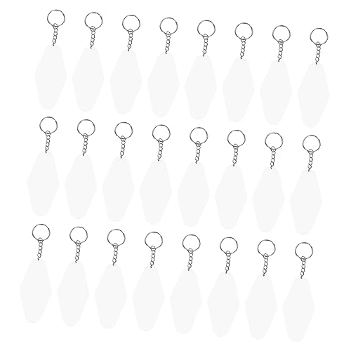 SAFIGLE 30 Sätze Schlüsselanhänger Erkennungsmarke Schlüsseletikett für Hotel Gym turnschlappen Geldbörse schlüsselring Schlüssel-ID-Label Schlüssel-ID-Etiketten Acryl Schlüsselwort Schild von SAFIGLE