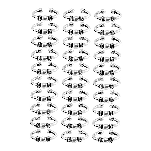 SAFIGLE 30 Stück Dreadlocks Ringe Braid Haarnadeln Metall Haarschmuck Für Frauen Und Männer Kreative Haaraccessoires Für Partys Hochzeiten Und Fotos von SAFIGLE