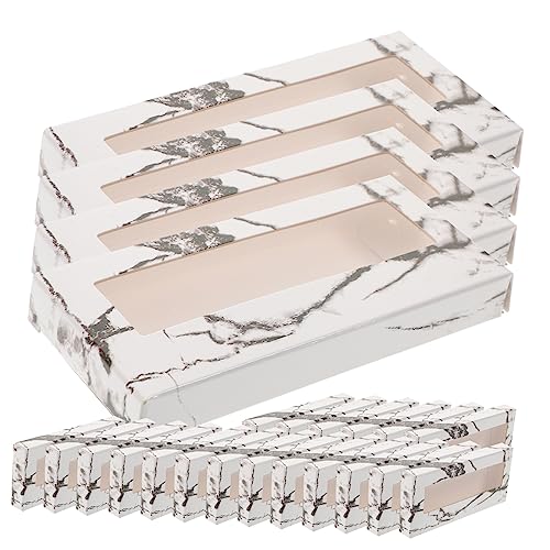 SAFIGLE Wimpernaufbewahrungsbox 30 Stücke Tragbar Transparent Organizer für Falsche Wimpern Leicht zu Öffnen für Make Up Künstler von SAFIGLE