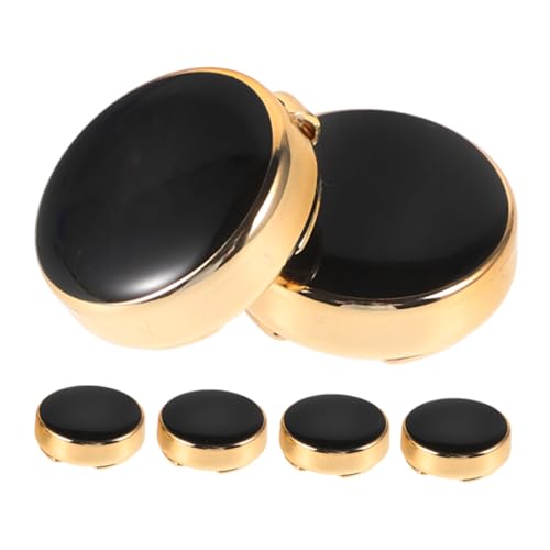 SAFIGLE 3paare Zinklegierung Knopfabdeckungen Elegantes Formelles Hemdzubehör Smokinghemd Knopfabdeckungen Für Hochzeiten Geschäftskleidung Besondere Anlässe von SAFIGLE