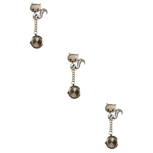 SAFIGLE 3St Elegante Taschenuhr für Krankenschwestern Arzttaschenuhr Mama Clip-Uhr schwesternuhr Krankenschwester Uhr Digitaluhr Krankenschwester hängende Uhr von SAFIGLE