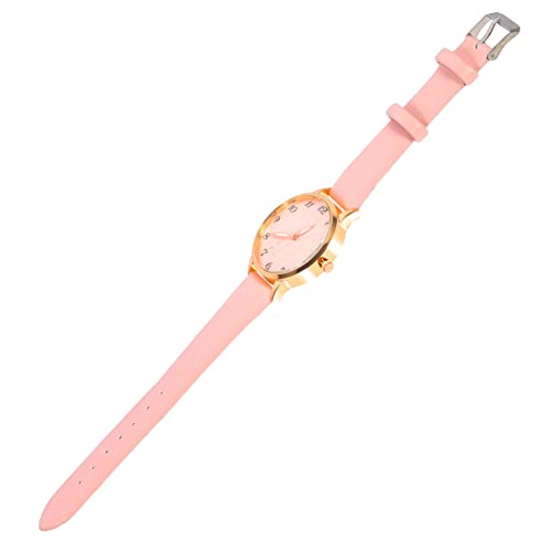 SAFIGLE 3St Gürtel damenuhr damengeschenke damengeschenkideen Modeuhr Damenarmbanduhr Damen-Digitaluhren Uhrendekor im Freizeitstil Damenuhren stilvolle Damenuhr Armbanduhr für Damen Rosa von SAFIGLE