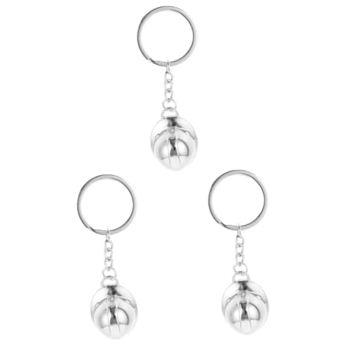 SAFIGLE 3St Helm Schlüssel Schutzhelm Bauschlüsselhalter Sicherheitshut- Silve zinkleimverband Schlüsselbund schlüsselanhänger Tasche hängende Dekoration Zinklegierung von SAFIGLE