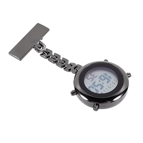 SAFIGLE 3 Stücke Digitale Taschenuhr Elektronische Revers Pin Uhr Damen Tasche Display Frauen von SAFIGLE