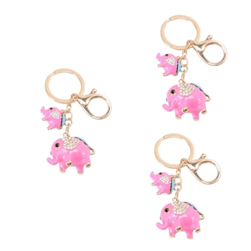 SAFIGLE 3 Stücke Schlüsselanhänger Elefant Strass Paare Schlüsselanhänger Schlüssel Für Frauen Handtasche Charme von SAFIGLE