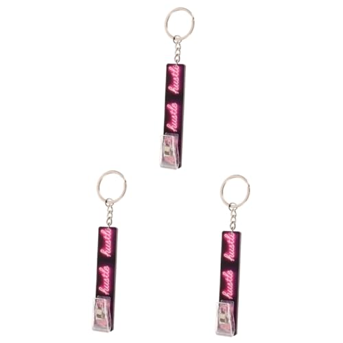 SAFIGLE 3stücke Nail Schlüsselanhänger Mit Kartenabzieher Tool Für Lange Nägel Stilvoller Kartenhalter Für Kartenziehen Für Unterwegs von SAFIGLE