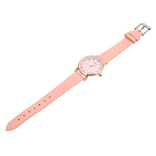 SAFIGLE 3St süße und frische Uhr Uhrarmband Mädchen Anzug Cartoon-Uhr kinderlernuhren kinderuhren pink modische Uhr leichte Kinderuhr Anschauen einstellen Uhr mit Armband Student Pu Rosa von SAFIGLE