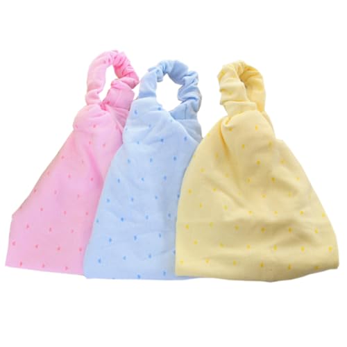 SAFIGLE 3Stücke Elastische Warme Stirnbänder Winddichtes Anti Kälte Baumwoll Kopftuch für Damen Bequeme und Kopfbedeckung für Erholung nach Entbindung von SAFIGLE