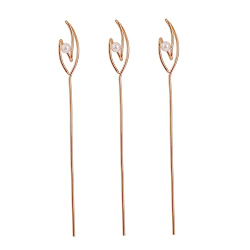 SAFIGLE 3stücke Damen Chignon Haargabeln Vintage Stil Haarstäbchen Langlebig Und Robust Für Gepflegtes Haar Alltag Und Anlässe Wie Hochzeiten Partys Und Feste von SAFIGLE