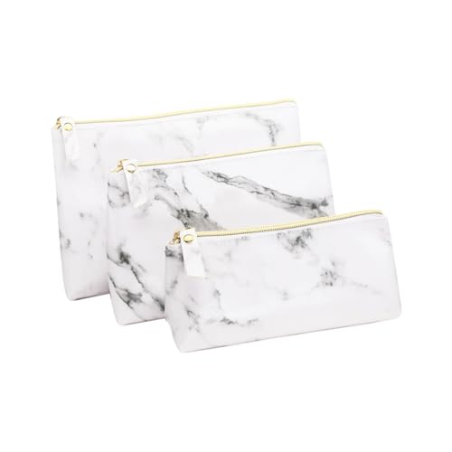 SAFIGLE 3stücke wasserdichte Kosmetiktasche Mit Reißverschluss Große Reise-kulturtasche Organizer-etui Tragbarer Make-up-Tasche Für Frauen Und Mädchen Raum Für Kosmetika Und von SAFIGLE