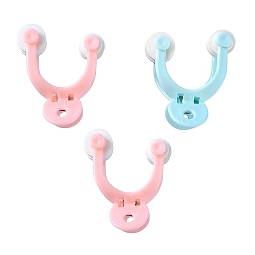 SAFIGLE 3Stücke Nasenstegclip Tragbarer Nasenlifting Shaper für Damen und Herren Nasenform Operation Zufällige Farben Hochwertiges Material für Dauerhaften Einsatz von SAFIGLE