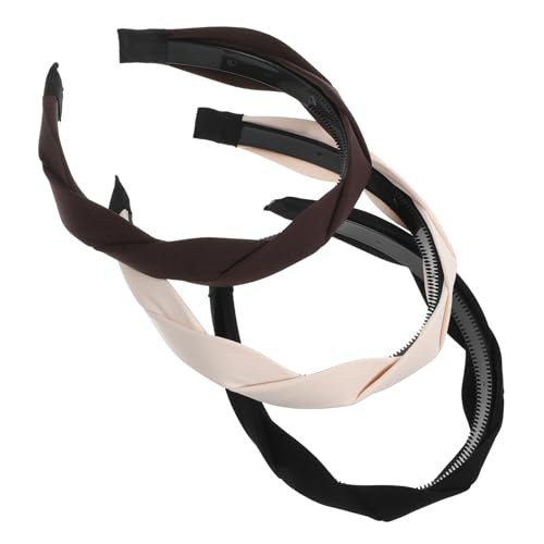 SAFIGLE 3stücke Französisches Haarband Damen Stirnband Kreativ Haar Zubehör Für Frauen Haare Schmuck Accessoires Für Alltag Party Hochzeit von SAFIGLE