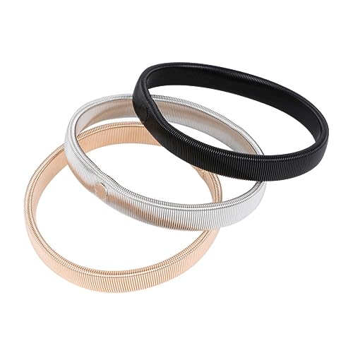 SAFIGLE 3stücke Metallarmband Für Herren Dehnbar Modische Herrenarmbänder Armband Für Männer Herrenarmband Metallarmbinde Passt Zu Verschiedenen Outfits von SAFIGLE