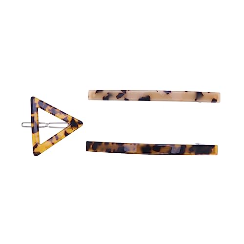 SAFIGLE 3stücke Haarspange Leopard Print Retro Haarnadel Mit Essigsäure Kopfschmuck Für Damen Verschiedene Muster Langlebig Und Leicht von SAFIGLE