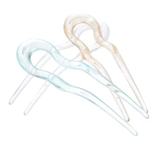 SAFIGLE 3stücke Haarstäbe U-förmig Für Dickes Haar Französisch Haargabeln Dekorativ Haarteile Für Frauen Haarschmuck Zubehör Accessoire von SAFIGLE