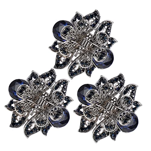 SAFIGLE 3 Stück Legierung Haarspangen Dekorative Haarklammer für Frauen Vintage Design Hohl Haar Clip Haaraccessoires für Alltag von SAFIGLE