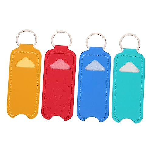 SAFIGLE 3er-Set Schickes Lippenstiftetui Schlüsselanhängerhalter Für Lippenstift-Organizer Make-up-lippenstifttasche Und Schlüsselanhänger 4 Stück X 3 von SAFIGLE