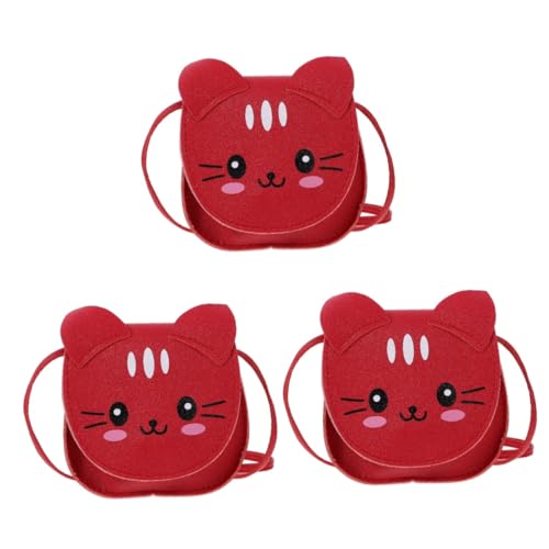 SAFIGLE 3stücke Crossbody Bag Für Teenager Mädchen Süße Katzen Umhängetasche Pu Alltag Und Partys Kleine Praktische Geldbörse Für Mädchen Im Alter Von Jahren von SAFIGLE