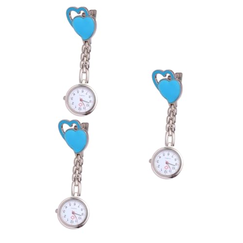 SAFIGLE 3st Krankenschwester Taschenuhr Digitaluhr Für Herren Stethoskop Uhr Süße Accessoires Taschenuhr Für Damen Dekorative Krankenschwesteruhr Digitaluhren Für Herren Anstecknadel von SAFIGLE