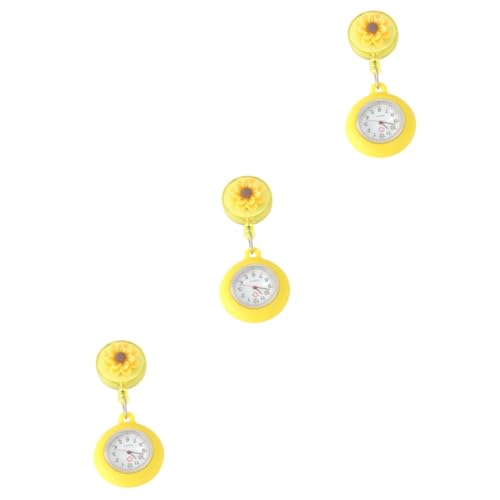 SAFIGLE 3St Krankenschwester Uhr kinderuhren Armbanduhr Kinder Clip-on-Uhr hängende Krankenschwester Uhrengehäuse für Herren Herrenuhren Taschenuhr Frauen Uhren Anzahl Abzeichen Timer Mann von SAFIGLE