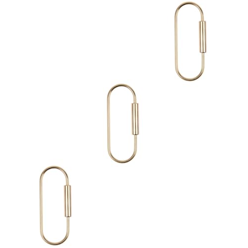 SAFIGLE Schlüsselanhänger Leicht 3st Kreative -schlüsselanhänger Anhänger Schlüsselanhänger Hängende Schlüsselanhänger Gürtel-schlüsselanhänger Golden Schlüsselbund Trenner von SAFIGLE