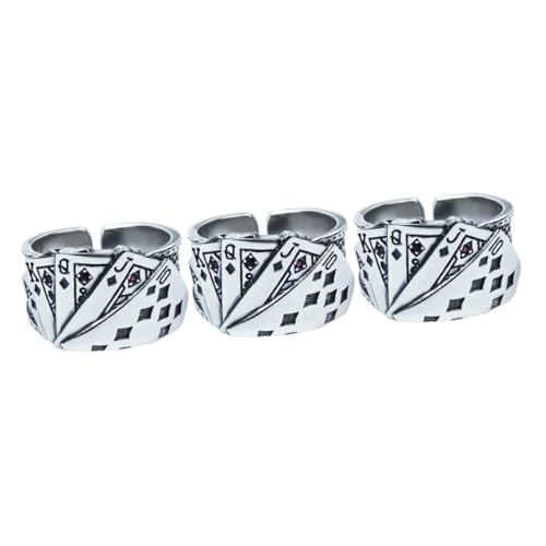 SAFIGLE 3St Zeigefingerring Öffnungsring Ringe für Männer ästhetisch Punk-Ringe vintage ringe vintage rings Herrenringe Fingerschmuck Mode Herrenring Kasten einzelner Ring Mann von SAFIGLE