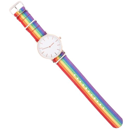 SAFIGLE 3st Uhr Im Regenbogendesign Minimalistische Herrenuhr Kreative Uhr Damen Armbanduhr Digitaluhren Für Damen Herrenarmbanduhren Unisex-Armbanduhr Uhrenarmbänder Für Herren von SAFIGLE