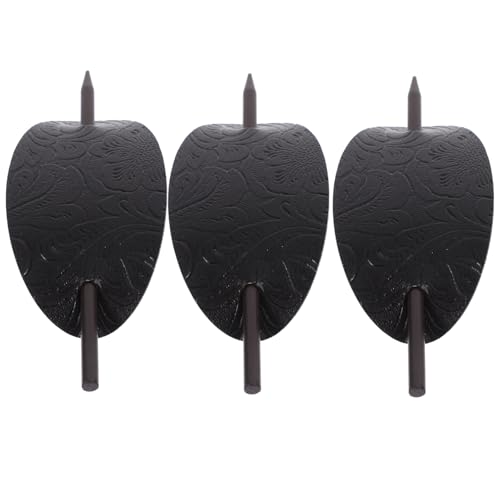 SAFIGLE 3stücke Damen Haarnadelset Aus Leder Mit Haarschmuck Für Elegante Hochsteckfrisuren Ponytail-halter Und Langlebigem Haarspieß Für Sicheren von SAFIGLE