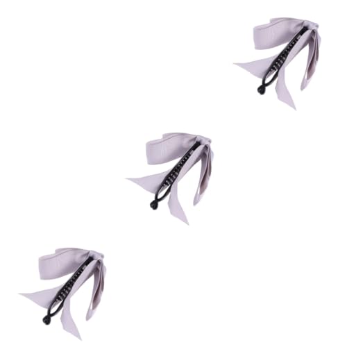 SAFIGLE 3stücke Haarspange Mit Dreilagigem Schleifenband Rutschfeste Haarklammer Für Damen Und Mädchen Für Und Haartyp von SAFIGLE