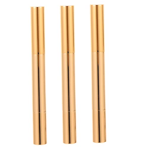 SAFIGLE 3stücke Leerer Stift Drehstift Manikürestift Für Frauen Manikürezubehör Lipgloss-stift Verdrehen Pinsel Make-up Liefert von SAFIGLE