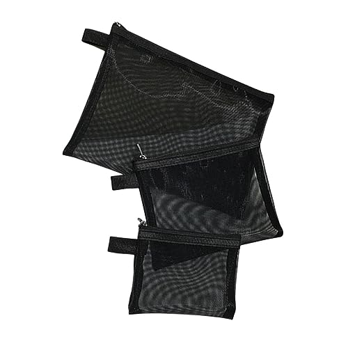 SAFIGLE 3stücke Netztasche Für Make-up Tragbare Kosmetiktasche Mit Reißverschluss Reise-Organizer-Beutel Mesh-Tasche Für Kosmetik Und Toilettenartikel Großes Fassungsvermögen Und von SAFIGLE
