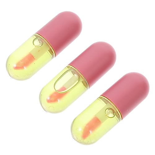 SAFIGLE 3stücke Pflegende Lippenflüssigkeiten Lipglosse Mit Feuchtigkeitsspendender Wirkung Für Frauen Und Mädchen Natürliche Lippenpflegeöle Für Geschmeidige Lippen von SAFIGLE