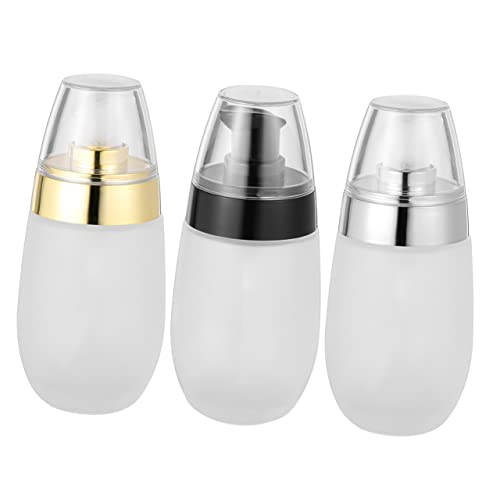 SAFIGLE 3stücke Pumpflasche Aus Pet Für Gesichtspflege Nagellack Make-up-entferner Tierpflege Reiseflasche Mit Presse-pumpe Für Gesichtswasser Gel Und Lotion Mobile Einsatz von SAFIGLE