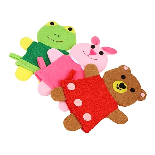 SAFIGLE 3stücke Teiliges Junge Mädchen Badeschwamm Handschuh Dusche Peelinghandschuh Für Babypflege Sanft Hautschonend Geschenk Zu Weihnachten Geburtstag Oder Shower von SAFIGLE