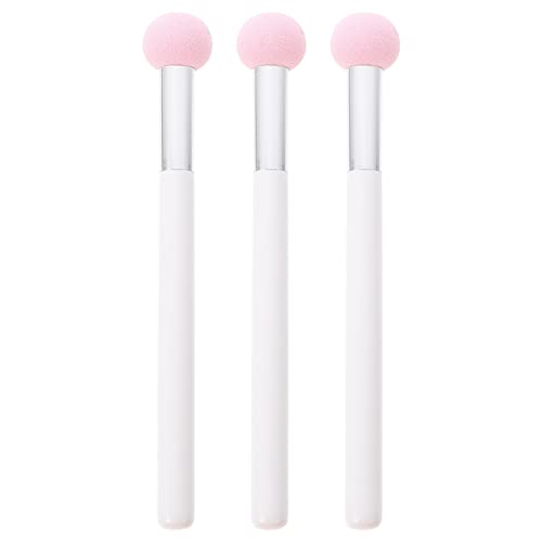 SAFIGLE 3stücke Tragbare Concealer-pinsel Mit Schwammkopf Für Frauen Makeup-schwämme Für Gesicht Für Lose Puder Und Concealer-anwendungen von SAFIGLE