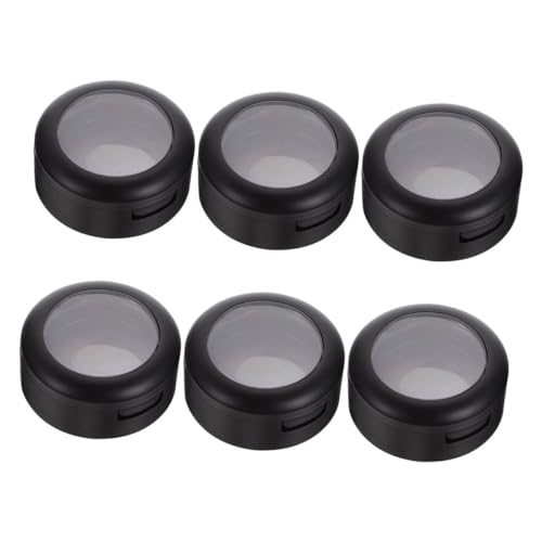 SAFIGLE 4 Sätze Lidschatten-Box Behälter Für Lidschatten Klein -Organizer Boxen Mit Deckel Musterboxen Für Make-up-Puder Plastik Black 6 Stück * 4 SAFIGLE 4 Sätze Lidschatten-Box Behälter Für Lidschatten Klein -Organizer Boxen Mit Deckel Musterboxen Für Make-up-Puder Plastik Black 6 Stück * 4 von SAFIGLE